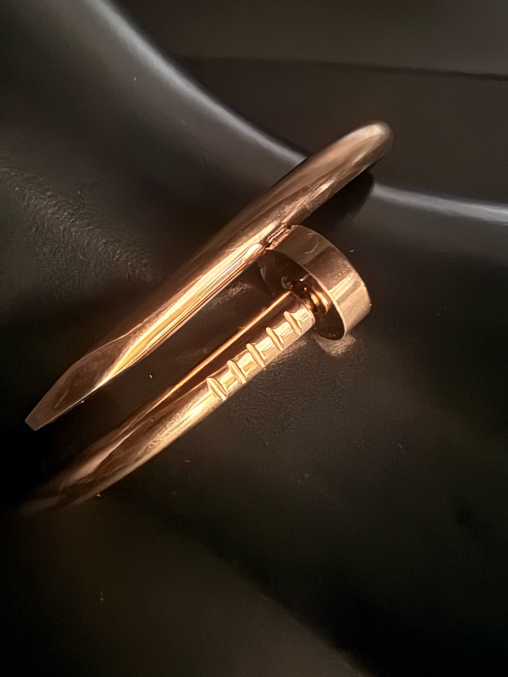Rose Gold Nail Bracelet